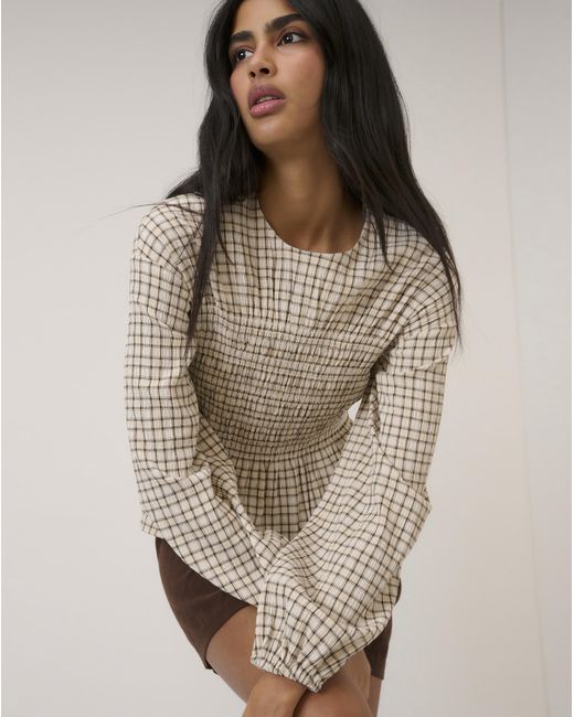 Nobody's Child Brown Nc Charlize Woven Top