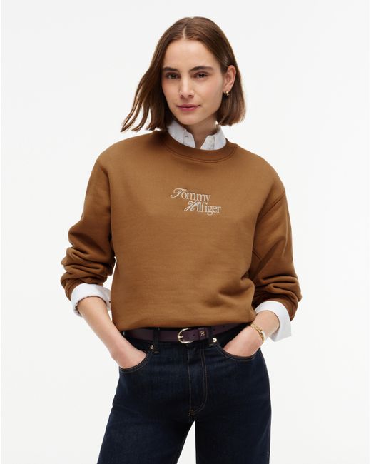 Tommy Hilfiger Brown Graphic Jumper