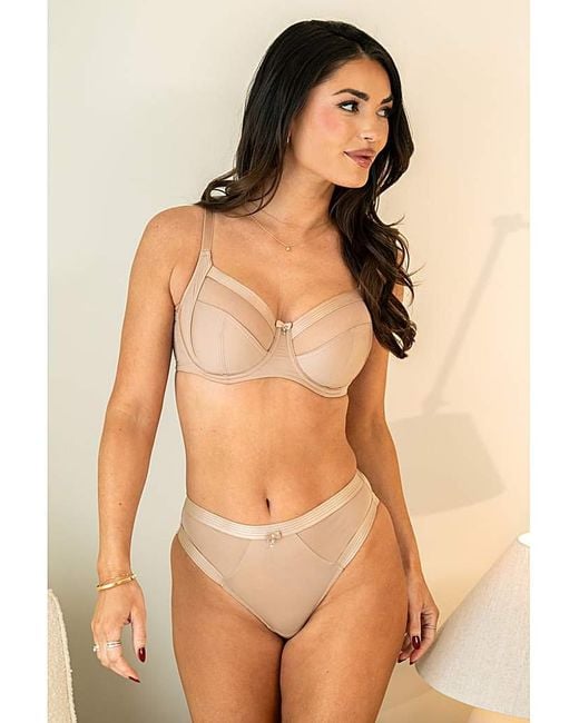 Pour Moi Natural Viva Luxe High Leg Brief