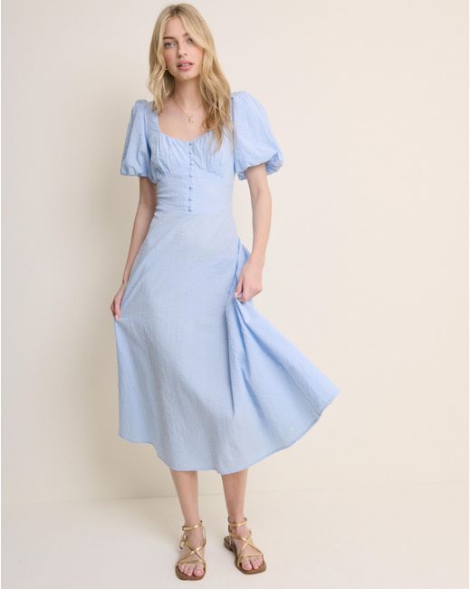 Nobody's Child Blue Melody Midi Dress