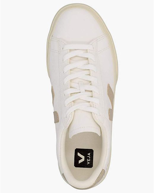 Veja White Campo Extra Platine Trainers