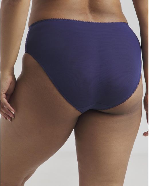Elomi Blue Himari High Leg Knicker