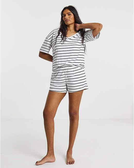 Pretty Secrets Gray Pyjama Shortie Set