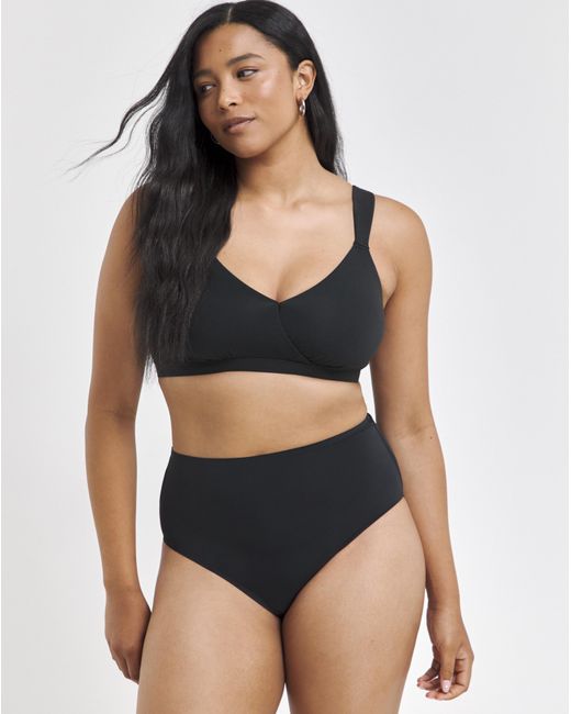 Figleaves Black Smoothing High Waisted Brief