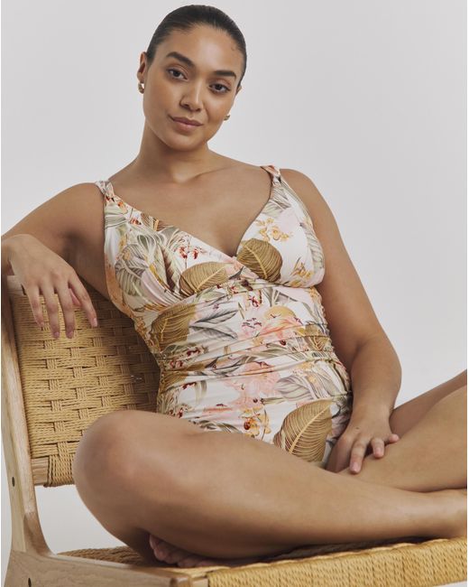 MAGISCULPT Brown Full Contour Shaping Swimsuit