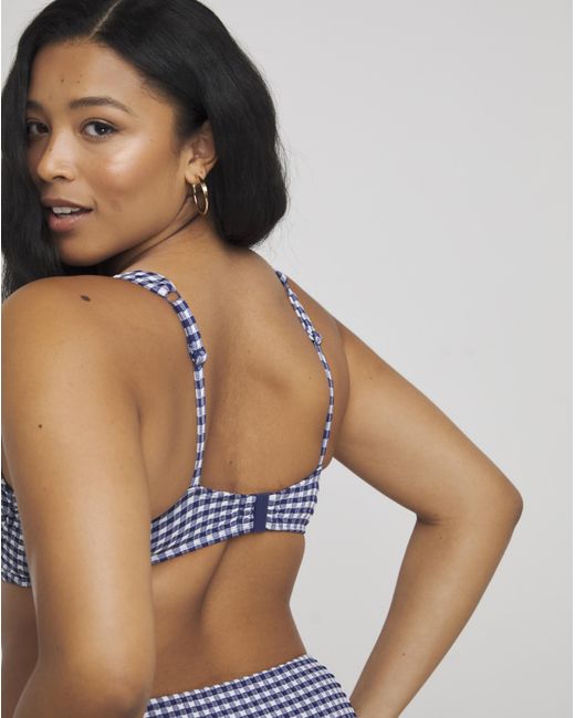 Panache Blue Olivia Full Cup Wired Bikini Top