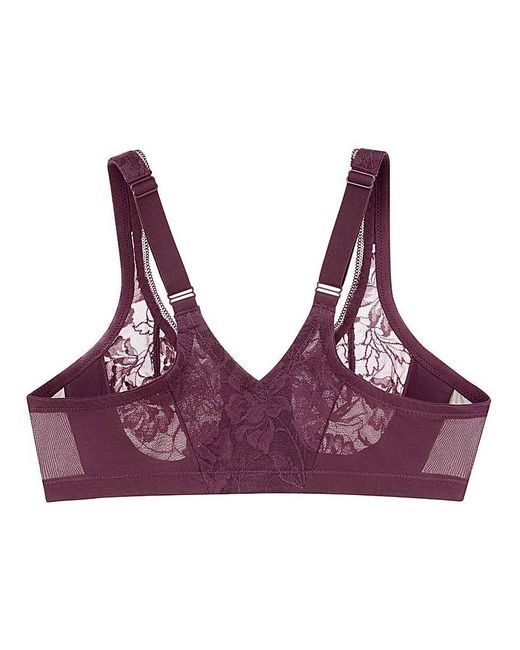 Glamorise Purple 9246 Wonder Wire Bra