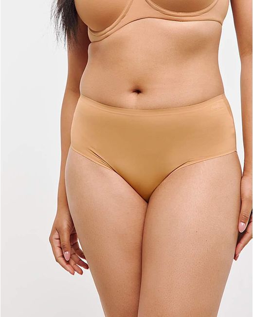 Sloggi Natural (2 Pack) Zero One Midi Knickers