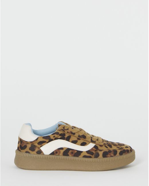 Simply Be Blue Chunky Retro Trainer Extra Wide
