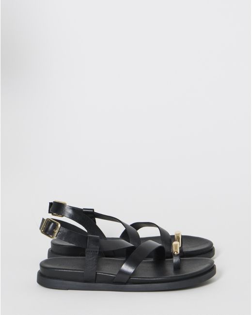 Simply Be Natural Toe Ring Footbed Sandals Wide Fit