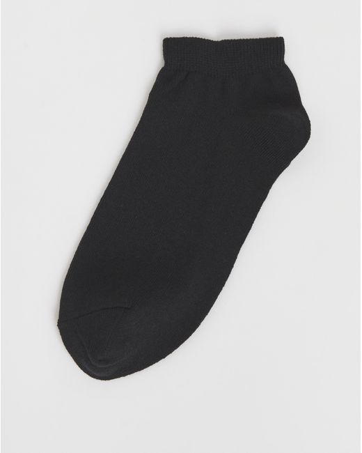Pretty Secrets Black 5 Pack Super Value Trainer Liner Socks