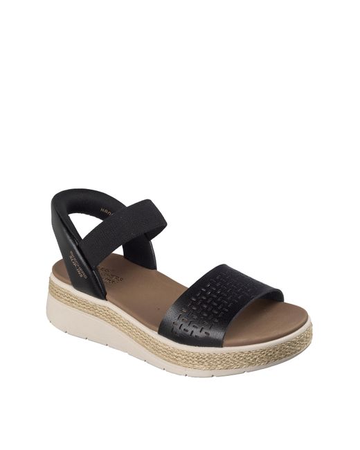 Skechers Black Bobs Sun Ray Standard Sandals