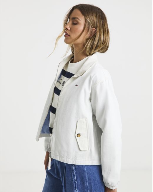 Tommy Hilfiger Blue Cotton Zip Jacket
