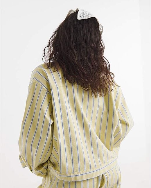 Pieces Natural Billo Ls Denim Jacket