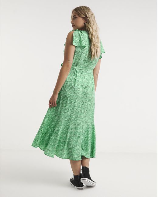 Joe Browns Green Frill Dress