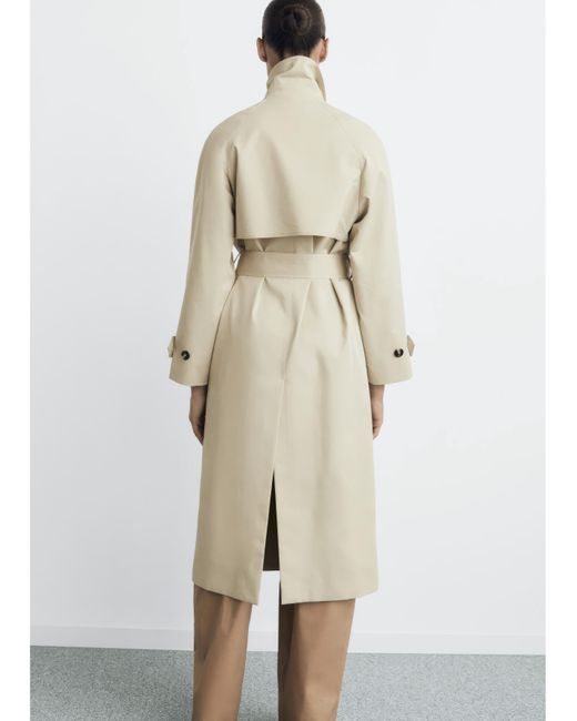 Mango Gray Trenchcoat
