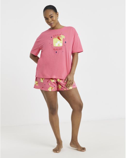 Simply Be Pink Value Shortie Set