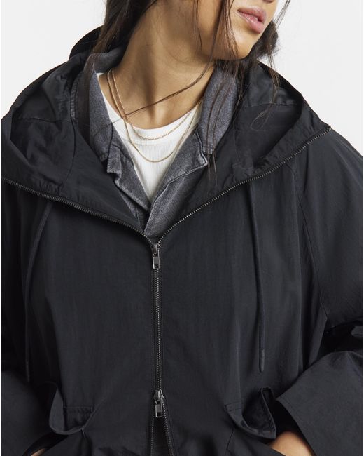 Simply Be Black Lightweight Tech Parka Jacket
