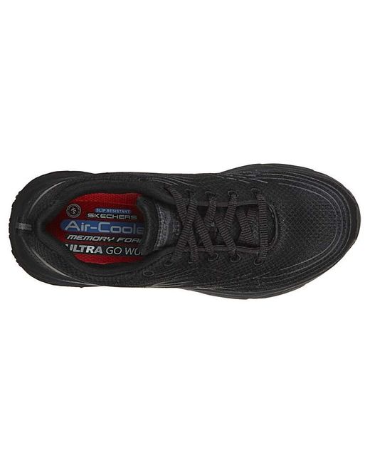 Skechers Black Max Cushion Elite Safety Shoes
