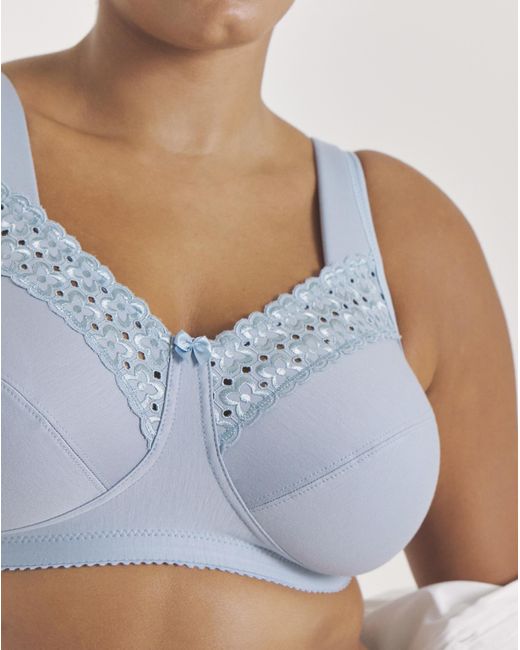 Miss Mary Of Sweden Blue Miss Mary Broderie Anglaise Bra
