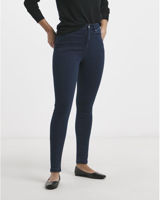 Simply Be Blue Skinny Highwaist Super Stretch