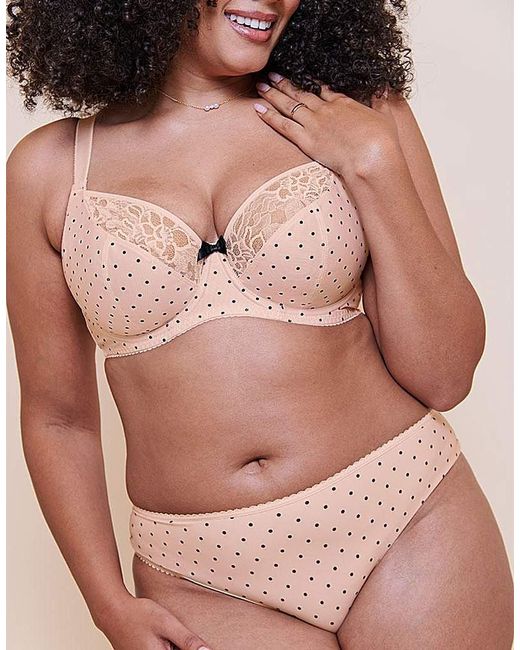 Curvy Kate Pink Spellbound Print Balcony Bra
