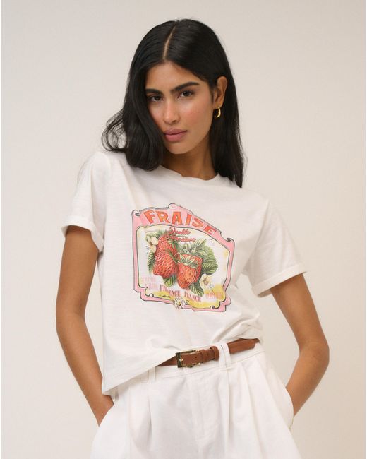 Nobody's Child White Nc Fruits Graphic Tee