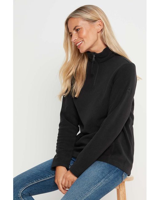 TOG24 Black Tog24 Revive Fleece Zip Neck
