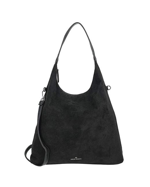 Enrico Benetti Black Norah Shoulder Shopper