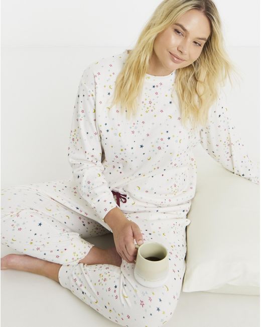 Pretty Secrets White Pointelle Soft Twosie