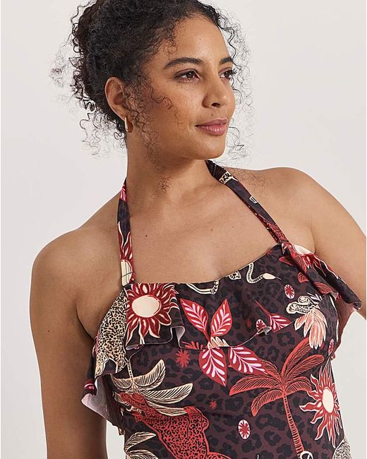 Simply Be Red Value 2 Pack Swimsuits