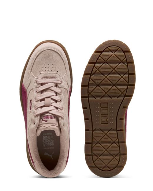 PUMA Pink Karmen Ii Idol Suede Trainers
