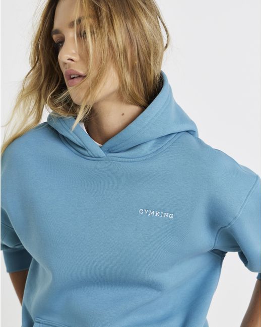 Gym King Blue 365 Relaxed Fit Hoodie