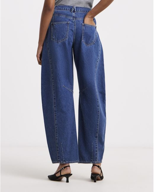 Simply Be Blue Authentic Tapered Leg Jeans
