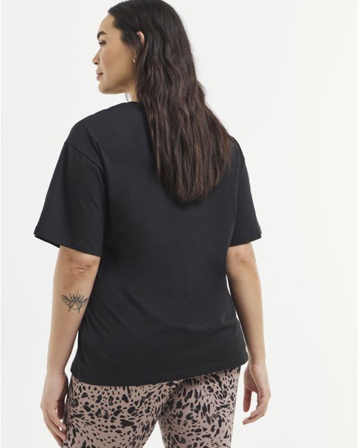 PUMA Black Animal Relaxed T-Shirt