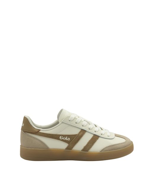 Gola Natural Viper Leather Trainers