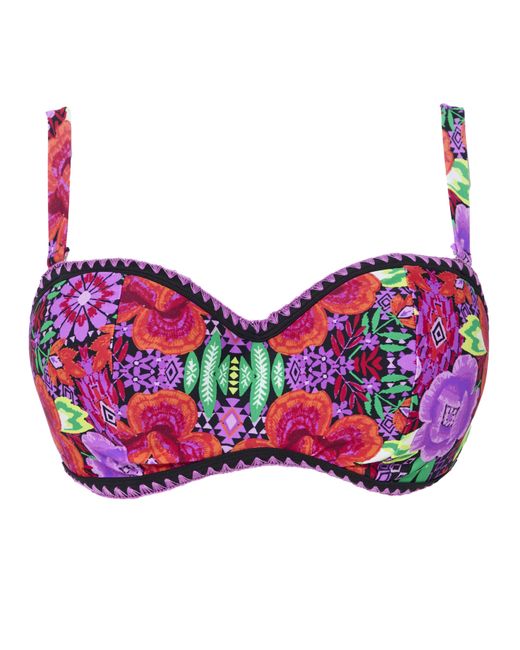 Figleaves Purple Frida Bikini Top