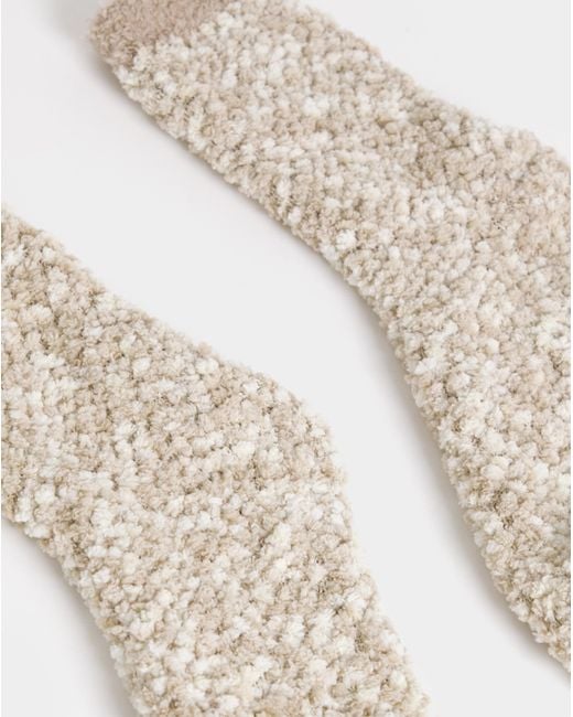Pretty Secrets Natural Popcorn Cosy Socks
