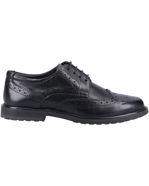 Hush Puppies Black Verity Brogue