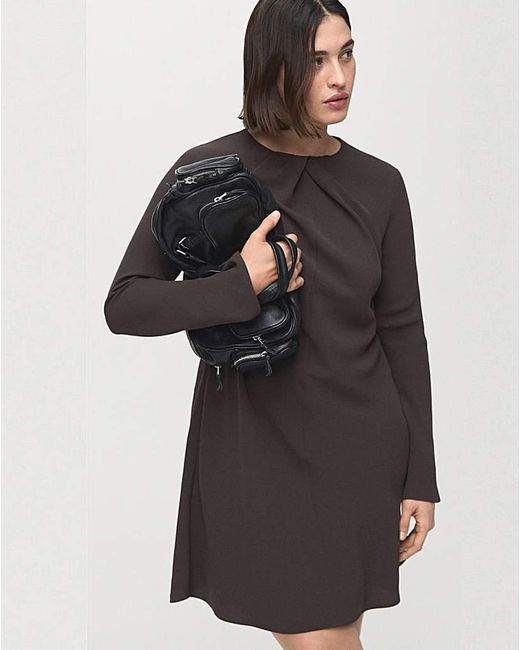 Mango Brown Mini Dress
