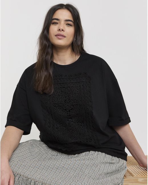 Native Youth Black Panel T-Shirt