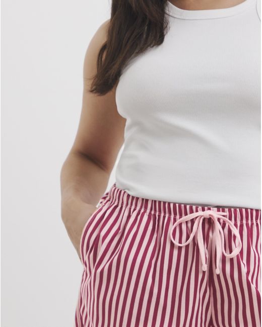 Pretty Secrets Red 2 Pack Pyjama Shorts