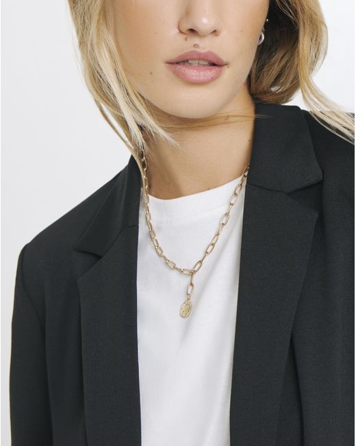 Simply Be Black Ponte Jersey Relaxed Blazer