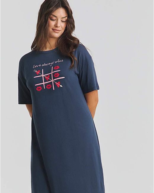 Simply Be Blue Value 2 Pack Nighties