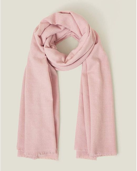Accessorize Pink Grace Blanket Scarf