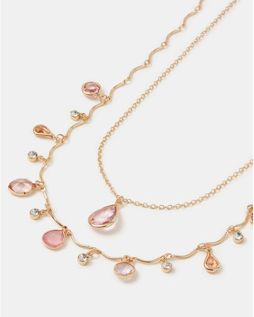 Accessorize Natural Gemstone Pendant Necklaces