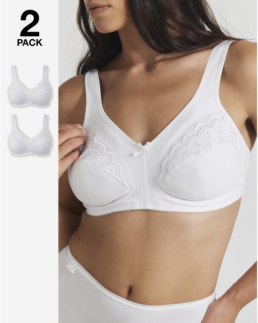 Pretty Secrets Blue 2 Pack Sally Minimiser Bras