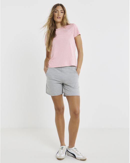 PUMA Pink Essential Heather T-Shirt
