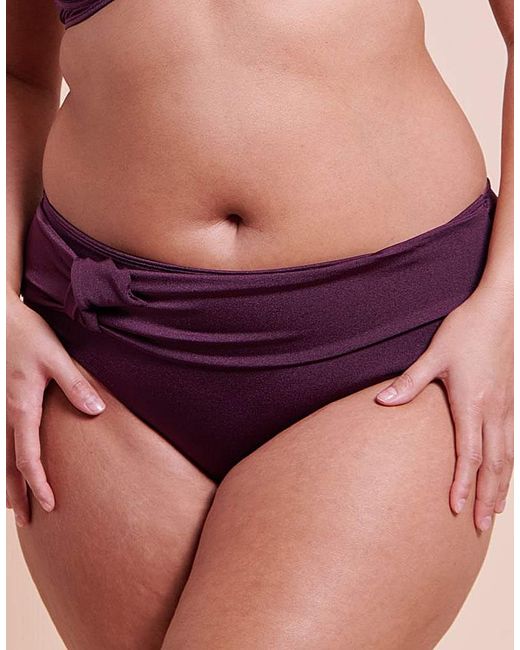 Curvy Kate Purple Beach Bliss Bikini Brief