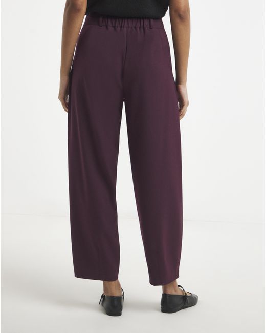 Simply Be Red Barrel Leg Trouser